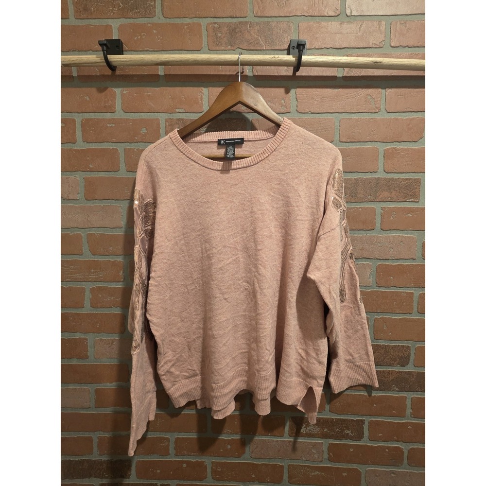 Inc International Concepts Women's Pink Xl Cotton Wool Rayon Cashmere Sku 88